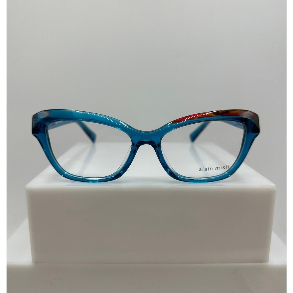 Alain Mikli Sephine A03147 003 Teal Dune Red Light Blue Womens Frames 54-16-145